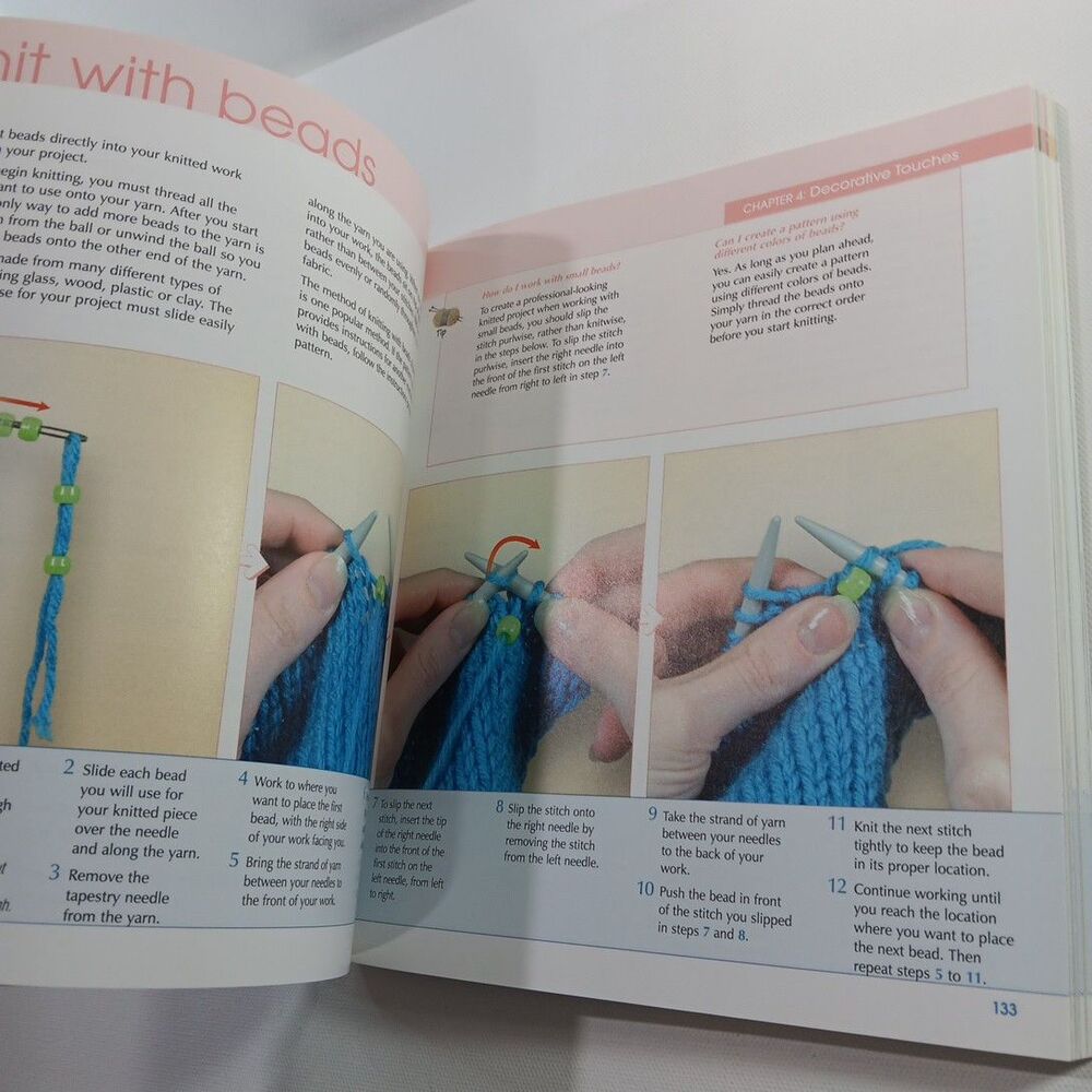 Moran Illustrated Knitting & Crocheting Paperback Book - Picture 3 of 9